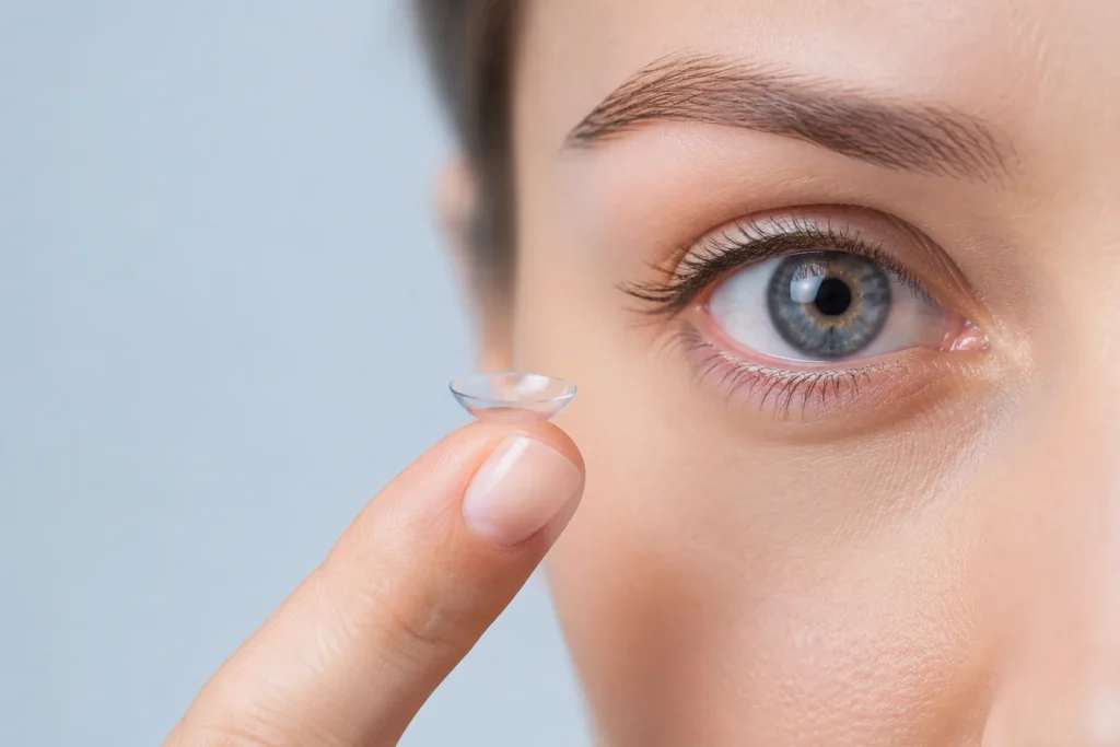 Kontaktlinsen bei trockenen Augen
